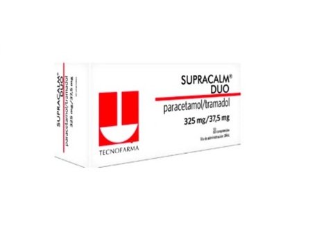 Supracalm Duo (Paracetamol 325mg + Tramadol 37.5mg) Tab – Caja x10un